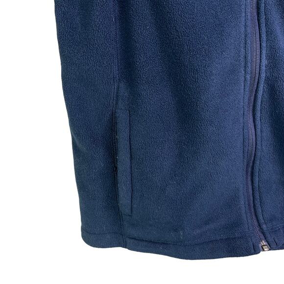 Vineyard‎ Vines Fleece Vest Boys Sz L Navy Blue Full Zip Outdoors - Picture 7 of 13